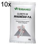 Kit 10X Cloreto de Magnesio PA - 1 Sach� 33g - Herbamed