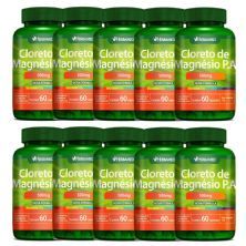 Kit 10X Cloreto de Magnesio PA 500mg 60 C�psulas - Herbamed