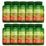 Kit 10X Cloreto de Magnesio PA 500mg 60 C�psulas - Herbamed