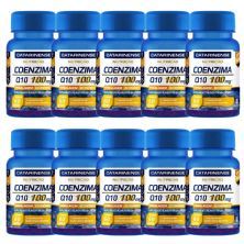 Kit 10X Coenzima Q10 100mg � 60 C�psulas - Catarinense Nutri��o