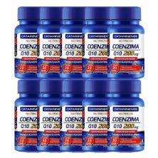 Kit 10X Coenzima Q10 - 200mg 30 C�psulas - Catarinense Nutri��o