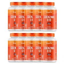 Kit 10X Coenzima Q10 200mg - 60 C�psulas - Bigens