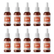 Kit 10X Coenzima Q10 Ydrosolv - 30ml Sabor Natural - Yosen