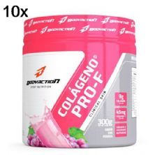 Kit 10X Col�geno Hidrolisado Clinical Skin - 300g Uva Rosada - BodyAction