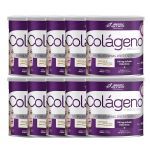 Kit 10X Col�geno Hidrolisado Nutri Science - 200g Natural - BodyAction