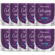Kit 10X Col�geno Skin - 300g Neutro - Sanavita