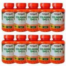 Kit 10X Col�geno Tipo II 40mg - 90 C�psulas - Katigu�