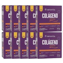 Kit 10X Col�geno Verisol - 30 Sach�s de 5g Frutas Tropicais - Sanavita
