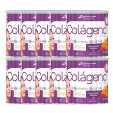 Kit 10X Col�geno Verisol Com Hialur�nico - 200g Laranja com Acerola - BodyAction