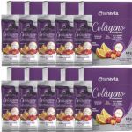 Kit 10X Col�geno Verisol Hidrolisado - 30 Sticke de 4g Frutas Amarelas - Sanavita