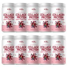 Kit 10X Collagen Protein Bodybalance - 450g Red Berries - True Source