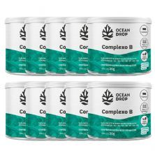 Kit 10X Complexo B -  60 C�psulas - Ocean Drop