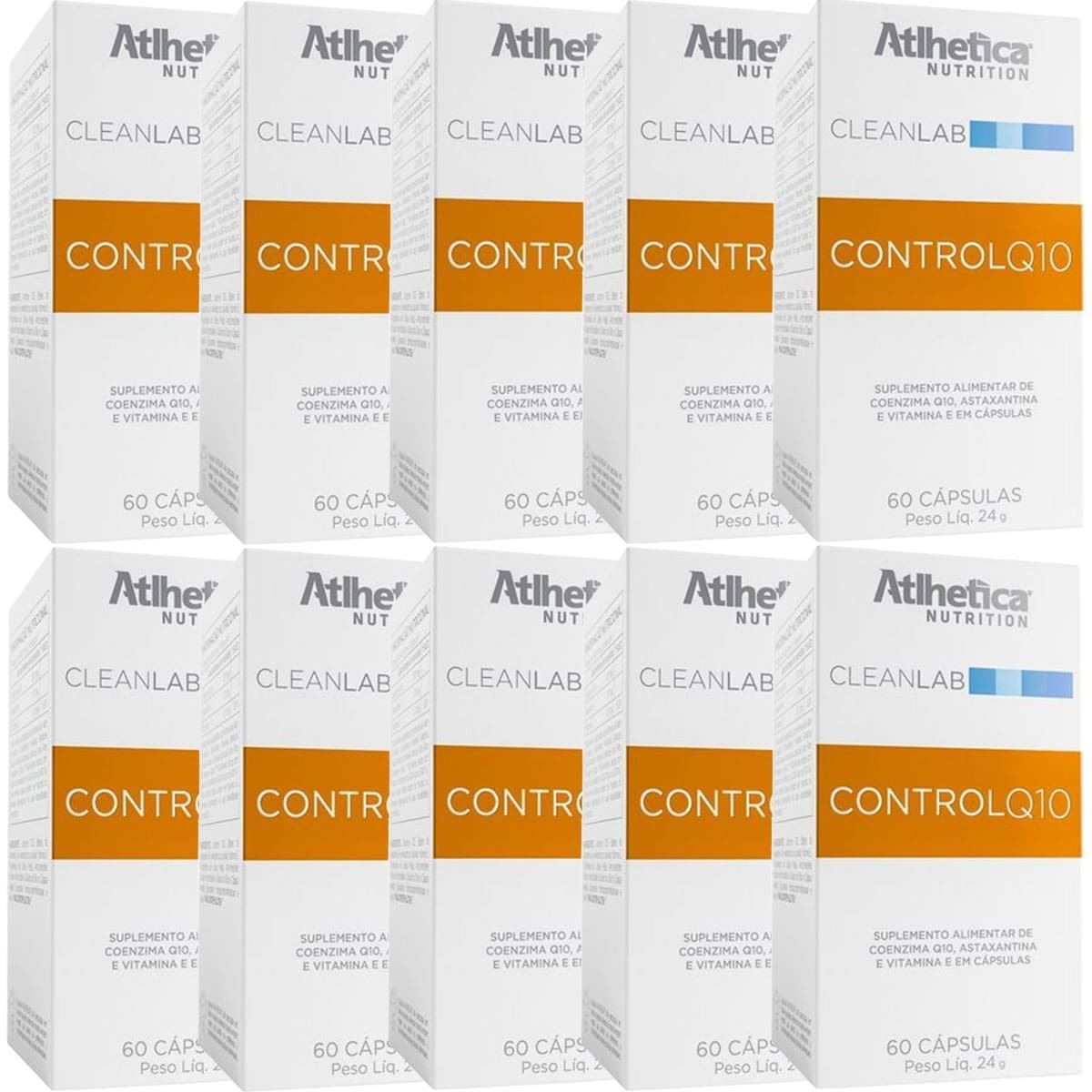 Kit 10X Control Q10 - 60 C�psulas - Atlhetica Nutrition