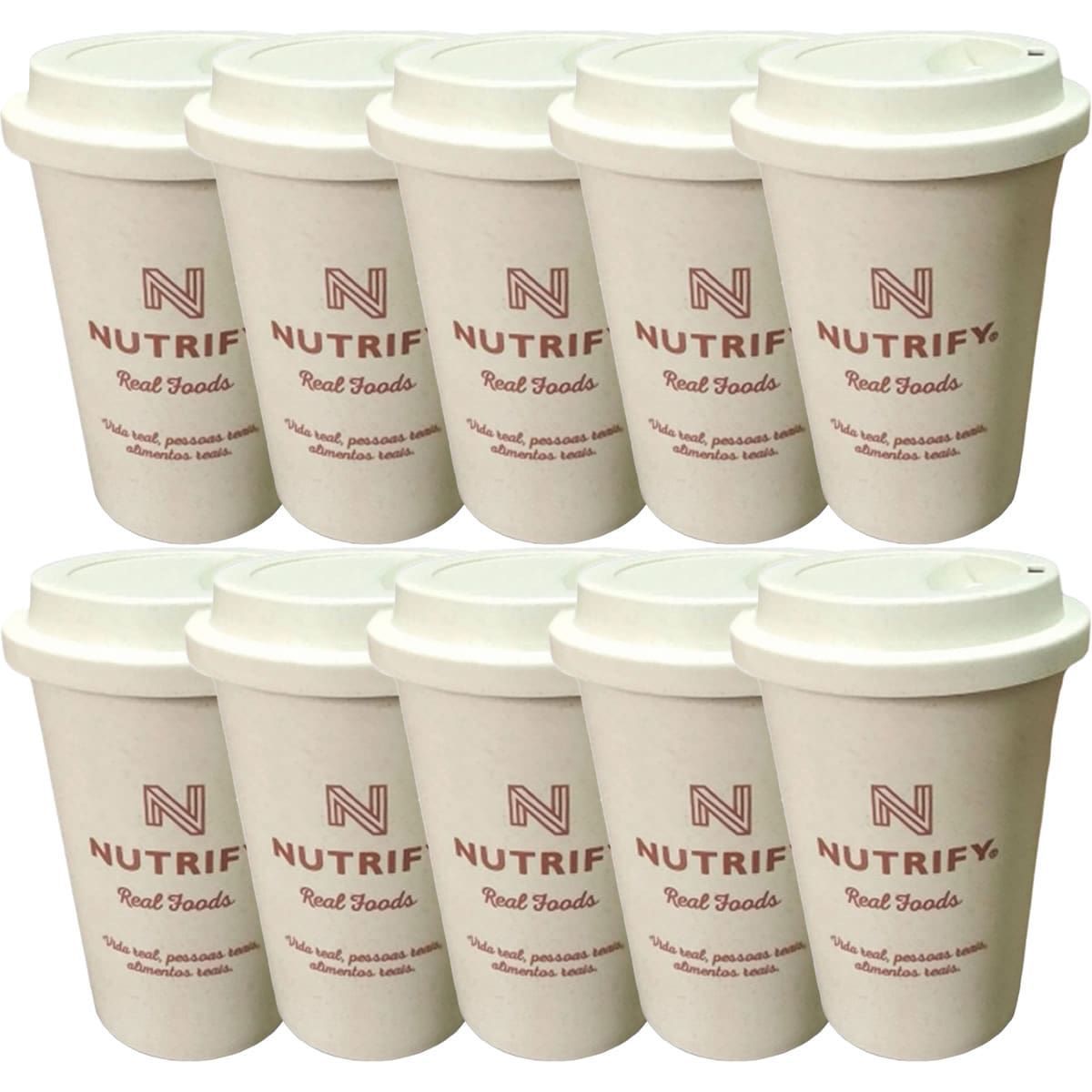 Kit 10X Copo Ecologico - 470ml -  Nutrify