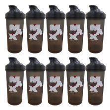 Kit 10X Coqueteleira - 600ml Fum� - Max Titanium