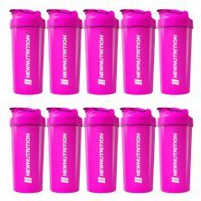 Kit 10X Coqueteleira - 600ml Pink - Newnutrition