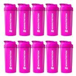 Kit 10X Coqueteleira - 600ml Pink - Newnutrition