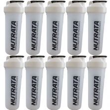 Kit 10X Coqueteleira - 600ml Transparente - Nutrata