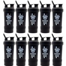 Kit 10X Coqueteleira Darkness - 450ml 3 Doses - IntegralMedica