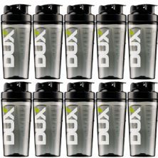 Kit 10X Coqueteleira Dux - 800ml Fum� - Dux Nutrition