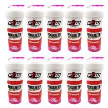 Kit 10X Coqueteleira Foguete N�o Tem R� - 700ml Bubble Gum - FTW