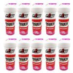 Kit 10X Coqueteleira Foguete N�o Tem R� - 700ml Bubble Gum - FTW