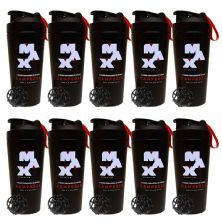 Kit 10X Coqueteleira Imp - 700ml Preta - Max Titanium