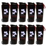 Kit 10X Coqueteleira Imp - 700ml Preta - Max Titanium