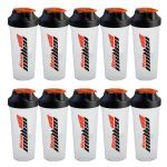 Kit 10X Coqueteleira Simples - 600ml Transparente - New Millen