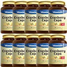 Kit 10X Cranberry Caps - 60 C�psulas - Vitaminlife
