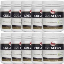 Kit 10X Creafort Creapure Creatina - 300g - Vitafor