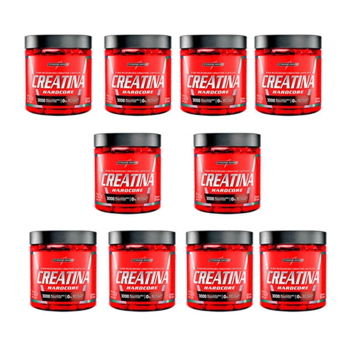 Kit 10X Creatina - 60 C�psulas - IntegralM�dica