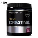 Kit 10X Creatina Blend - 420g Aca� com Guarana - Probiotica