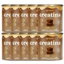 Kit 10X Creatina Monohidratada - 40 Dados 6,5g Brigadeiro - Desinch�
