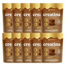 Kit 10X Creatina Monohidratada em Goma - 6 Gomas Caramelo de Brigadeiro - Desinch�
