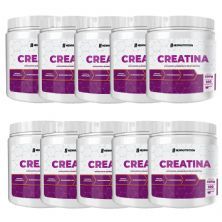 Kit 10X Creatina Monohidratada Micronizada -  300g Neutro - NewNutrition
