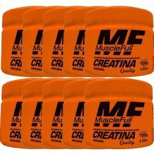 Kit 10X Creatina Quality Price - 100g Natural - MuscleFull