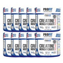 Kit 10X Creatine Monohydrate Power - 150g Sem Sabor - Profit