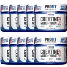 Kit 10X Creatine Monohydrate Power - 90g Sem Sabor - Profit