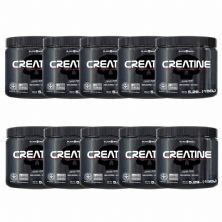 Kit 10X Creatine Pure Monohydrate - 150g - Black Skull