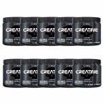 Kit 10X Creatine Pure Monohydrate - 150g - Black Skull