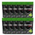 Kit 10X Creatine Turbo - 150g Refil Lim�o - Black Skull
