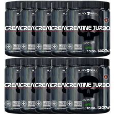 Kit 10X Creatine Turbo Monohidratada - 300g Lim�o - Black Skull