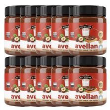 Kit 10X Creme de Avel� Com Cacau - 450g - Nutr�ssima