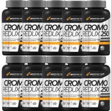 Kit 10X Cromo Redux 250 - 60 C�psulas - BodyAction