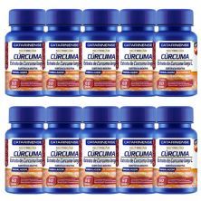 Kit 10X C�rcuma - 60 C�psulas - Catarinense Nutri��o