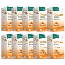 Kit 10X C�rcuma Premium - 30 C�psulas - Lauton Nutrition