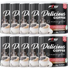 Kit 10X Delicious Coffee - 300g  Tradicional - FTW