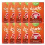 Kit 10X Desincha Moro - 10 Sach�s Laranja Moro e Hibisco - Desinch�