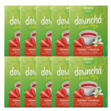 Kit 10X Desinch� Sabores - 10 Sach�s Morango com Baunilha - Desinch�